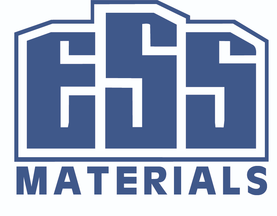 ESS Materials logo in blue
